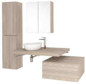 Mereo Mereo, Umývadlo na dosku bez prepadu, 465x375x115 mm, okrúhle, keramické - pre zaslanie na palete, MER-UC473812O