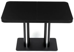 Autronic BONTEC Jedálenský stôl rozkladací 120x80cm, mdf, čierna, HT-D1926 BK Farba: Čierna