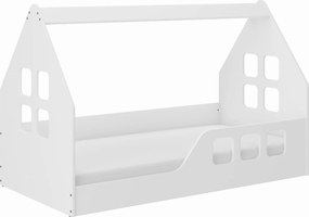 Wooden Toys Detská posteľ Bezpieczny Niski DOMEK 160x80 (pravá verzia)