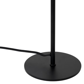 Dizajnová stolná lampa čierna - Triangolo