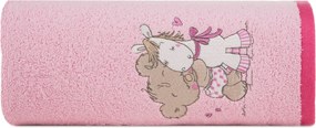 DETSKÝ BAVLNENÝ UTERÁK BABY43 50X90 CM RUŽOVÁ