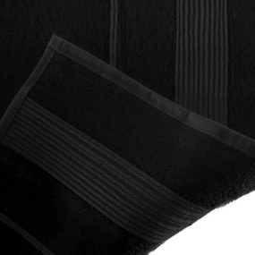 BAMBUSOVÝ UTERÁK BAMBOO 50X90 CM ČIERNA