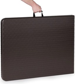 Cateringový stôl 180 cm skladací hnedý