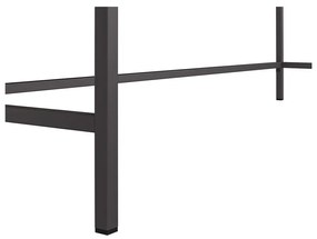 Pracovný stôl s doskou v dubovom dekore 51x153 cm Bradford – Støraa