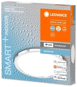 Ledvance - LED Stmievateľné kúpeľňové svietidlo SMART+ DISC LED/18W/230V Wi-Fi IP44