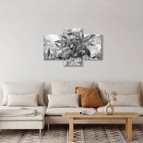 Obraz - Plameniaky graffiti (90x60 cm)