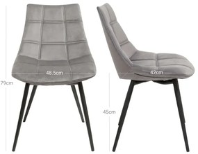 Set dvoch jedálenských stoličiek LDC84GY (2 ks)