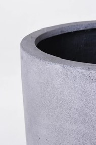 Kvetináč CITY, sklolaminát, výška 80 cm, betón design, sivý