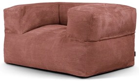 Menčestrový sedací vak v tehlovej farbe MooG – SLOWDOWN