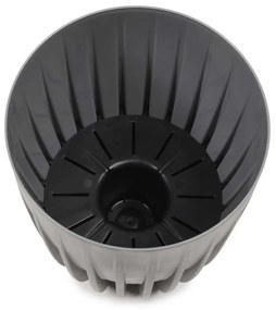 Kvetináč ODLÚPANÝ ECO VI 25 cm čierny