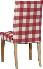 Návlek na stoličku Henriksdal (krátky) farba produktu červená látka vzorované