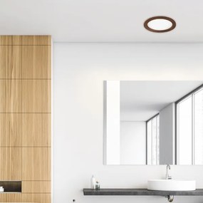 LED Podhľadové svietidlo WOODY SPOT LED/23,5W/230V 4000K čerešňa ø 23,5 cm