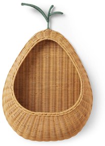 Ferm Living Nástenný úložný kôš Pear Braided Natural