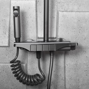 Sprchový komplet so zmiešavacou batériou REA SAVIO titán