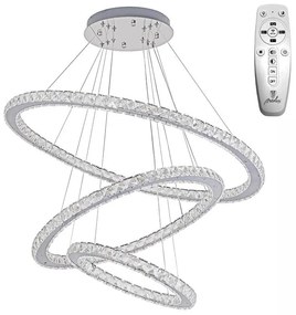 Moderné svietidlo NEDES LED svietidlo + diaľkový ovládač 210W J6355/CH