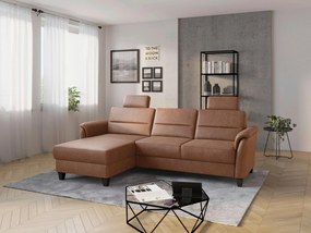 XXXLutz ROHOVÁ SEDAČKA, textil, koňaková Sit & More - Sedačky - 000144019750