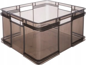 Keeeper Úložný box pre domácnosť aj dielňu, BRUNO XXL, 54L, 52 x 43 x 28 cm, dymový