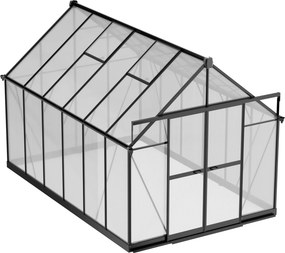 Skleník 240 x 244 x 371 cm, zosilnená konštrukcia, polykarbonát 6 mm