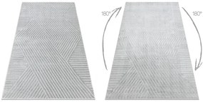 Koberec BALANCE 1503 geometrický / glamour, sivý