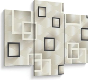 Geometrický abstraktný obraz (90x60 cm)
