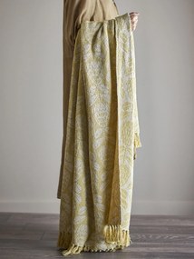 Bloomingville Prehoz z recyklovanej bavlny Pratello Yellow 130 × 160 cm