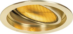 Moderné zapustené bodové svetlo zlaté nastaviteľné - Coop 111 Honey