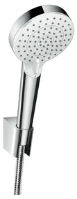 Hansgrohe Crometta, sprchový set 100 Vario s hadicou 1600 mm, biela/chrómová, HAN-26692400