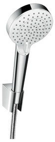Hansgrohe Crometta, sprchový set 100 Vario s hadicou 1600 mm, biela/chrómová, HAN-26692400