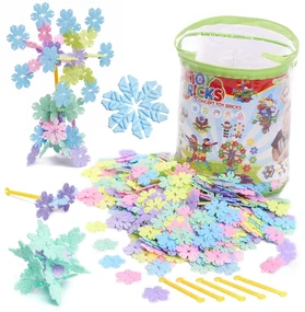 Konštrukčná kreatívna sada 700 kusov SNOWFLAKE