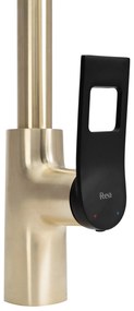 Rea Soul, kuchynská batéria, zlatá-čierna, REA-B6205