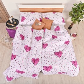 Obliečky Romance fialové EMI: Vankúš 40x40
