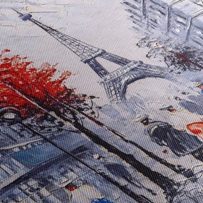 Obraz uličky v Paríži, olejomaľba (70x50 cm)