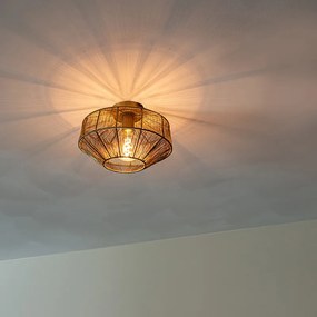 Moderné stropné svietidlo mosadz 30 cm - Bolti