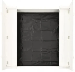 vidaXL Pieskovisko jedľové drevo biele 95x90x15 cm-