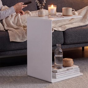 Príručný stolík Selby 60 cm - biela