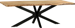 XXXLutz JEDÁLENSKÝ STÔL, akácia, čierna, farba akácie, 220/100/76 cm P & B - Online Only jedálne - 001630031205