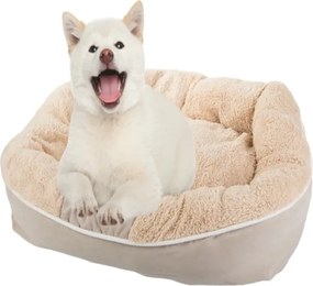 Pelech pre psa / mačku L - Kožúšok - hnedo-béžová