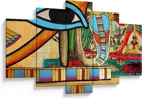 Obraz s egyptskými motívmi (150x105 cm)