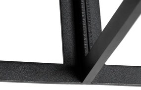 Moderné stropné svietidlo čierne 2-žiarovkové - Cela