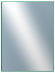 DANTIK - Zrkadlo v rámu, rozmer s rámom 60x80 cm z lišty Hliník zelená m. (7002246)