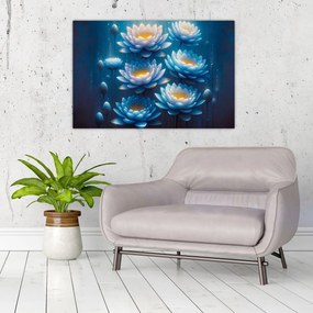 Obraz - Lekná pod hladinou (90x60 cm)
