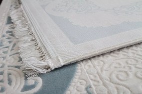 Kusový koberec AKRYLOVÝ MIRADA 5416 modrý (Mavi) Fringe
