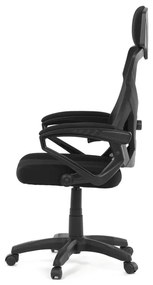 Autronic BONTEC Kancelárska stolička, výškovo nastaviteľná, čierna látka, KA-R223 BK Farba: Čierna