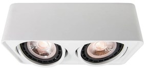 Azzardo AZ4132 - Bodové svietidlo PAOLA 2xGU10-ES111/16W/230V biela