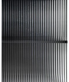 Čierna oceľová vitrína 70x143x41 cm Trixie – Kave Home