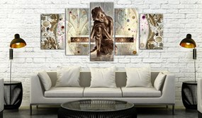 Artgeist Obraz - Buddha's Dream (5 Parts) Wide Veľkosť: 200x100, Verzia: Premium Print