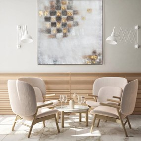 RUČNE MAĽOVANÝ OBRAZ 644 80X80 CM