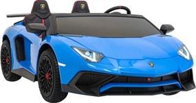 Detské elektrické autíčko Lamborghini Aventador SV 24 V modré