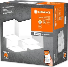 Ledvance - stmievateľné LED stropné svietidlo DECOR SWAN LED/22W/230V 3000-6500K Wi-Fi Tuya