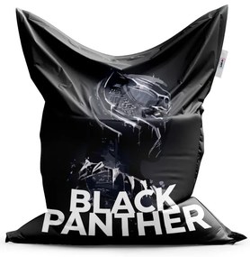 Sablio Sedací vak BLACK PANTHER z profilu Čierny - 200x140 cm